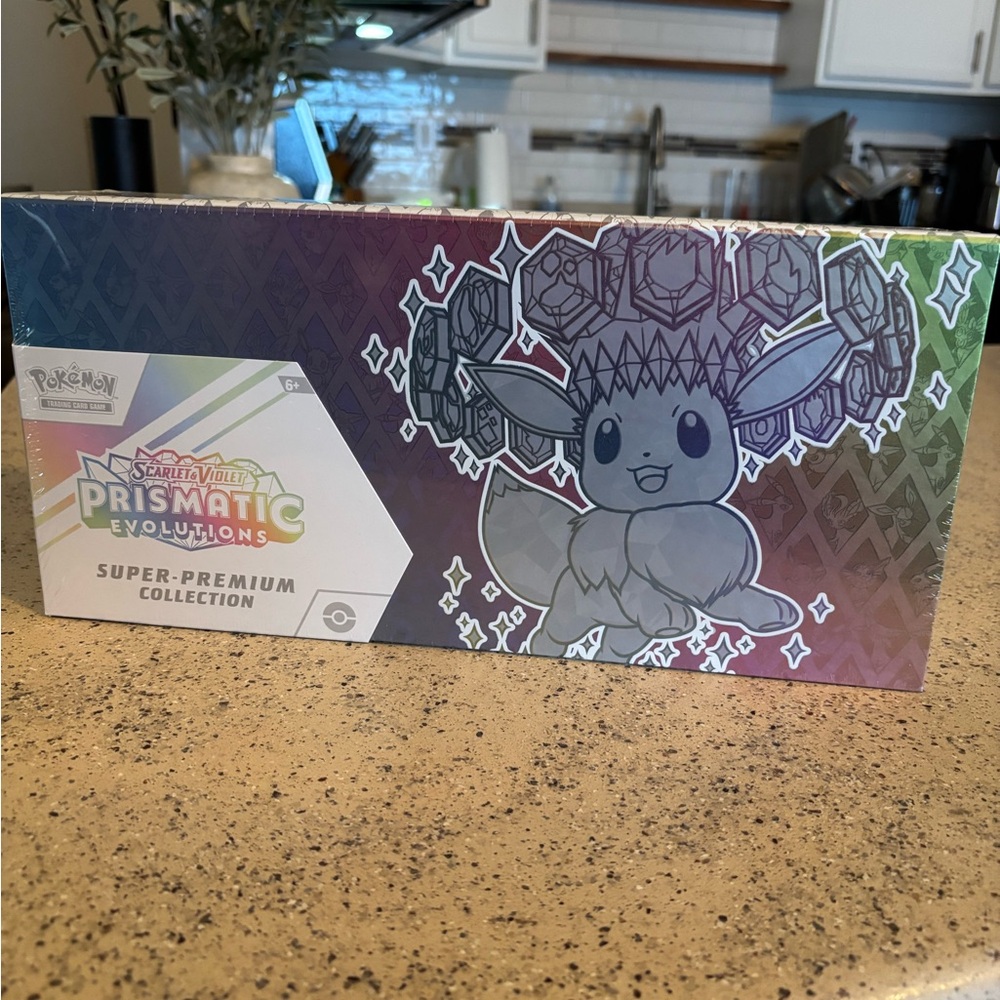 Pokemon Prismatic Evolutions Box with Eevee Design